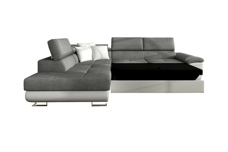 Reginia 4-sits Hörnbäddsoffa Light green - Products - Möbler - Soffa - Bäddsoffa - Bäddsoffa längsbäddad