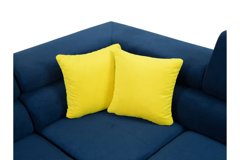 Reginia Bäddsoffa med Divan och Schäslong 4-sits i Konstläder - Vit/Grå - Products - Möbler - Soffa - Bäddsoffa - Bäddsoffa divan