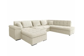 Sakri 5-sits Hörnbäddsoffa Beige - Products - Möbler - Soffa - Bäddsoffa - Bäddsoffa divan