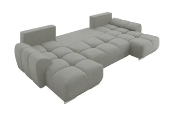 Simerly Bäddsoffa Dubbeldivan 4-sits - Beige - Products - Möbler - Soffa - Bäddsoffa - U bäddsoffa