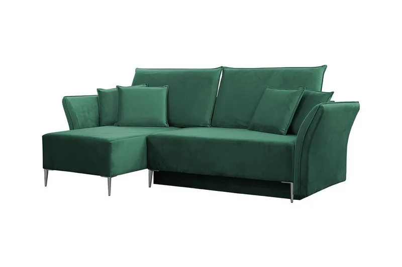 Staffin 3-sits Hörnbäddsoffa Green - Products - Möbler - Soffa - Bäddsoffa - Hörnbäddsoffa