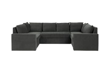 Staffin 4-sits Hörnbäddsoffa Dark grey - Products - Möbler - Soffa - Bäddsoffa - Hörnbäddsoffa