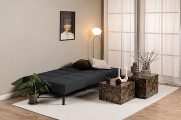 Stefan 2-sits Bäddsoffa - Grå - Products - Möbler - Soffa - Bäddsoffa - Bäddsoffa längsbäddad