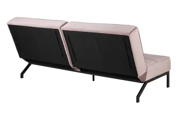 Stefan Bäddsoffa Sammet - Rosa - Products - Möbler - Soffa - Bäddsoffa - 2 sits bäddsoffa