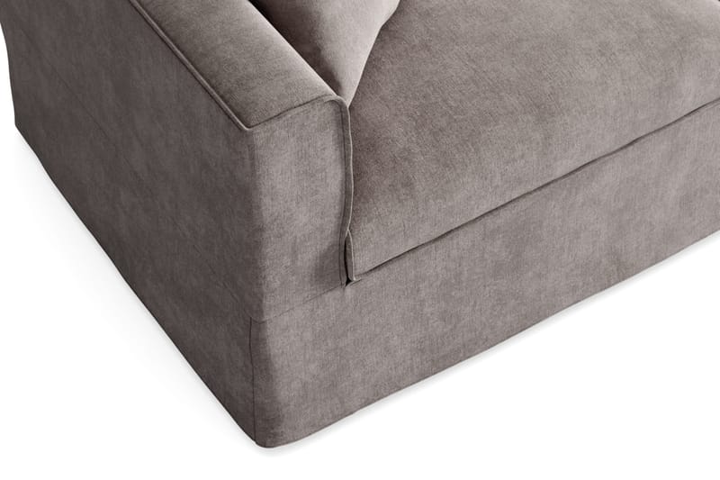 Travstad 3-sits Bäddsoffa med HVILA Bäddmadrass 140x200 cm Polyesterskum med Tvättbar klädsel - Grå/Vit - Products - Möbler - Soffa - Bäddsoffa - 3 sits bäddsoffa