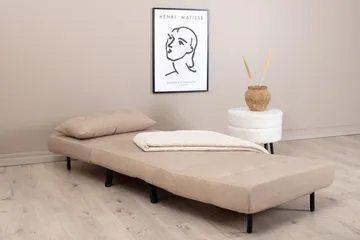 Vicky Bäddsoffa - Brun/Svart - Products - Möbler - Soffa - Bäddsoffa - Framåtbäddad bäddsoffa