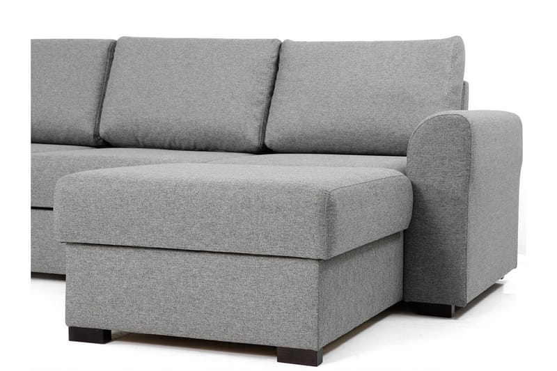 Wilma 6-sits Divan Höger Bäddsoffa 305 cm - Grå - Products - Möbler - Soffa - Bäddsoffa - Bäddsoffa divan