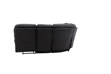 Saranda Reclinersoffa - Svart - Products - Möbler - Soffa - Biosoffa & reclinersoffa - 4 sits biosoffa & reclinersoffa