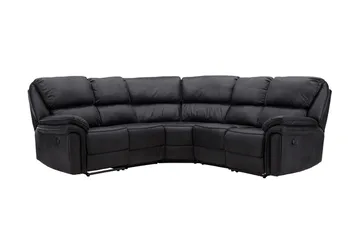 Saranda Reclinersoffa - Svart - Products - Möbler - Soffa - Biosoffa & reclinersoffa - 4 sits biosoffa & reclinersoffa