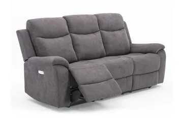 Milo Soffa 3-sits - Grå - Products - Möbler - Soffa - Biosoffa & reclinersoffa - 3 sits biosoffa & reclinersoffa