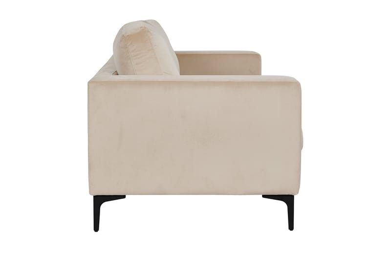Bolero Sammetssoffa 3-sits - Beige - Products - Möbler - Soffa - 3 sits soffa