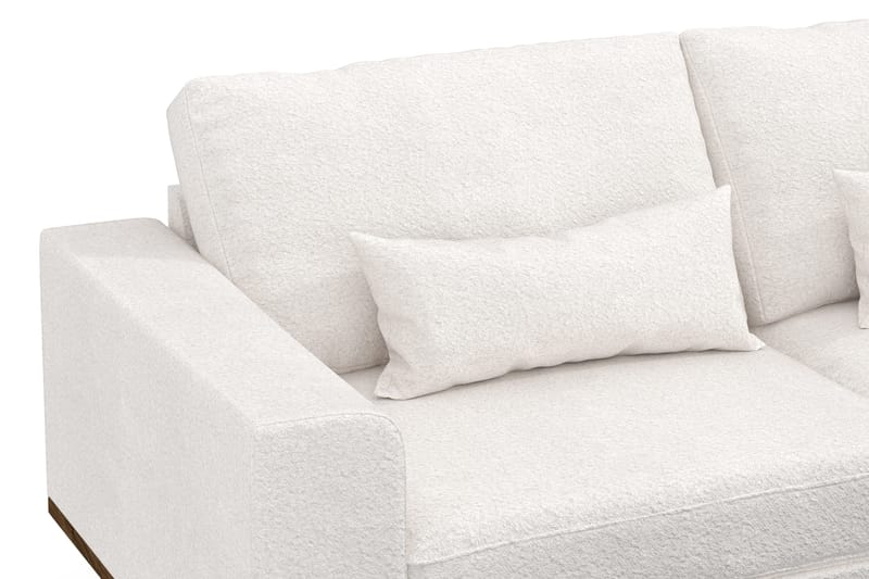Copenhagen 2-sits Soffa i Bouclé - Vit - Products - Möbler - Soffa - 2 sits soffa
