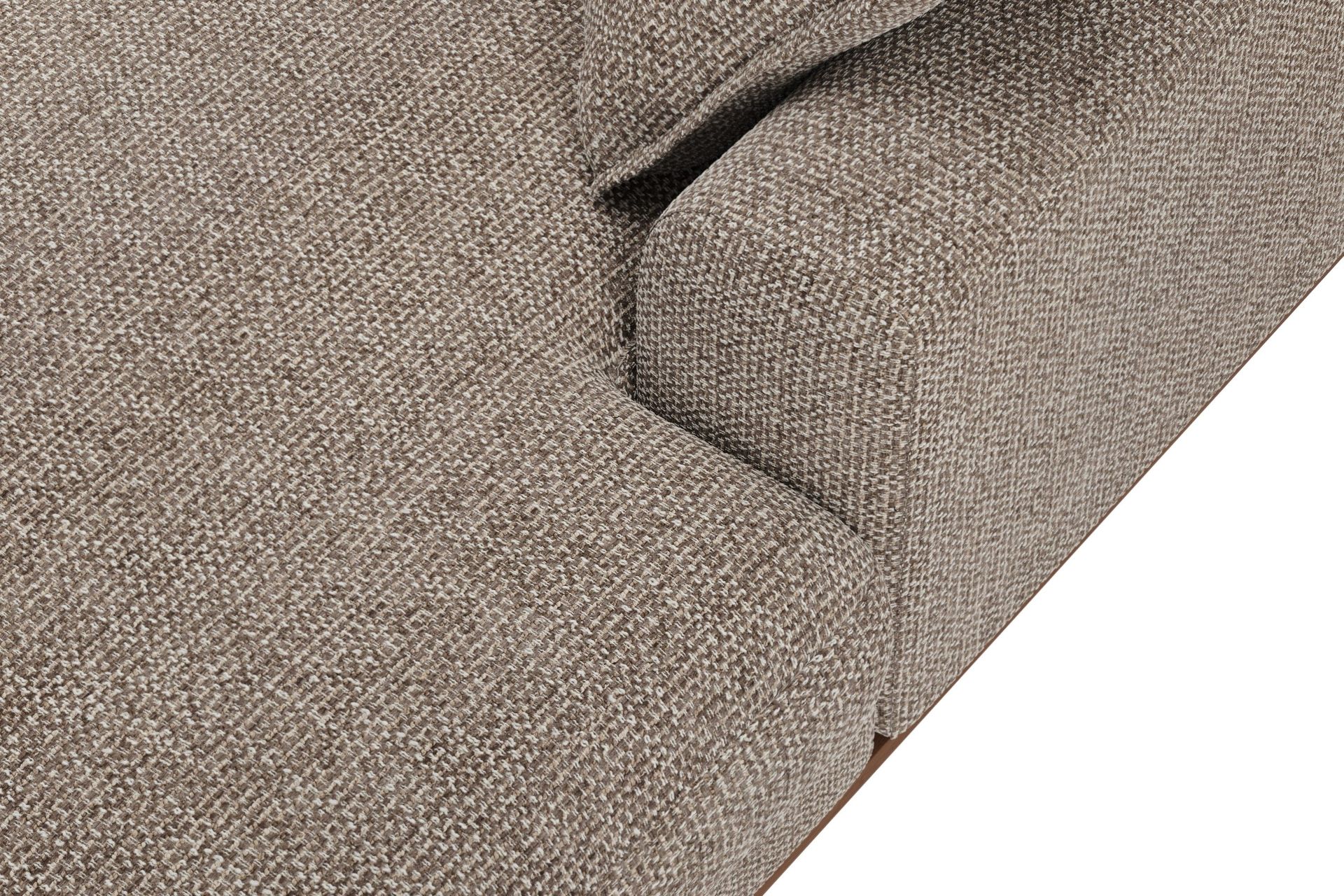 Copenhagen Premium 5-sits Vänstervänd U-formad Djup Soffa med Divan och Schäslong i Chenille - Brun - Products - Möbler - Soffa - U-soffa