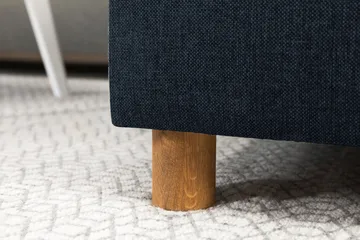Crazy 3-sits Vänstervänd L-formad Schäslongsoffa i Tyg - Blå - Products - Möbler - Soffa - Divansoffa & schäslongsoffa