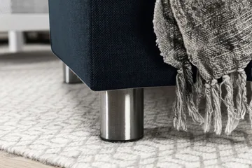 Crazy 3-sits Vänstervänd L-formad Schäslongsoffa i Tyg - Blå - Products - Möbler - Soffa - Divansoffa & schäslongsoffa