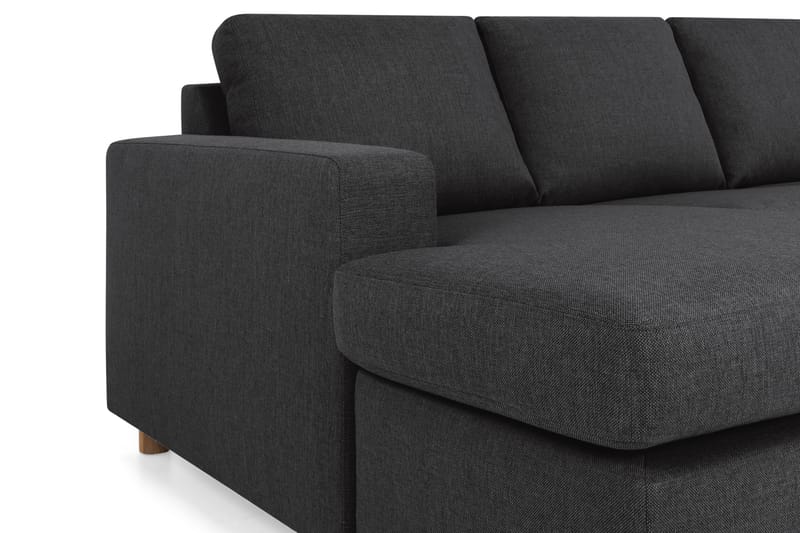 Crazy 5-sits Högervänd U-formad X-Large Soffa med Divan och Schäslong i Tyg - Antracit - Products - Möbler - Soffa - U-soffa