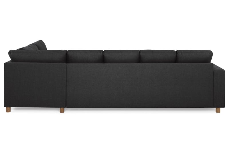 Crazy 5-sits Högervänd U-formad X-Large Soffa med Divan och Schäslong i Tyg - Antracit - Products - Möbler - Soffa - U-soffa