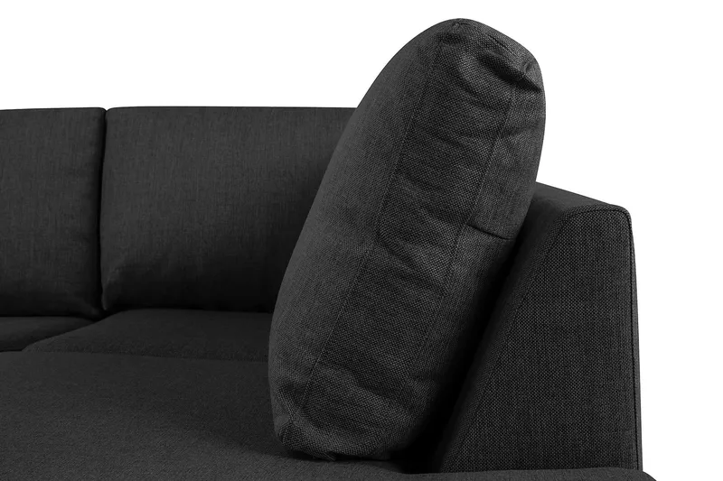 Crazy 5-sits Högervänd U-formad X-Large Soffa med Divan och Schäslong i Tyg - Antracit - Products - Möbler - Soffa - U-soffa
