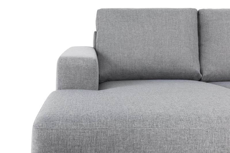 Crazy 5-sits Högervänd U-formad X-Large Soffa med Divan och Schäslong i Tyg - Grå - Products - Möbler - Soffa - U-soffa