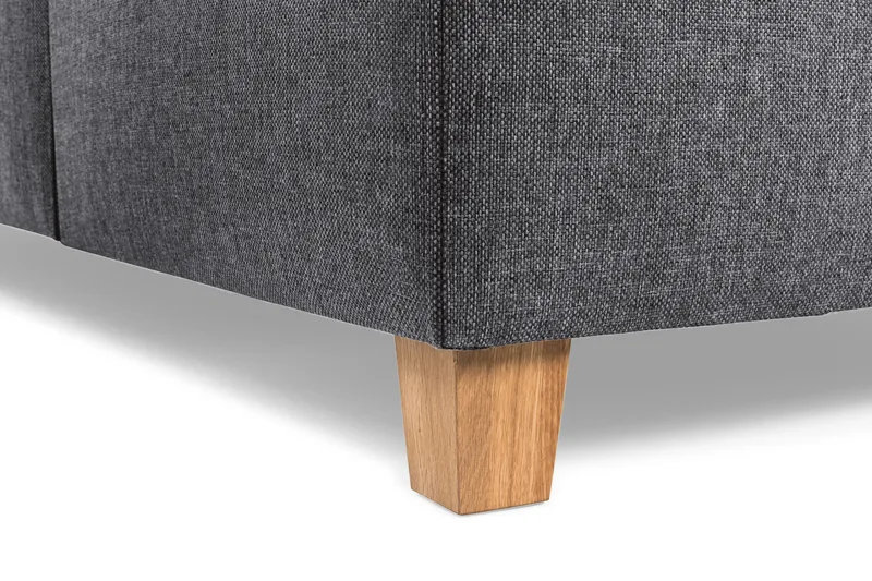 Crazy 5-sits U-formad Soffa med dubbelschäslong i Tyg - Mörkgrå - Products - Möbler - Soffa - U-soffa