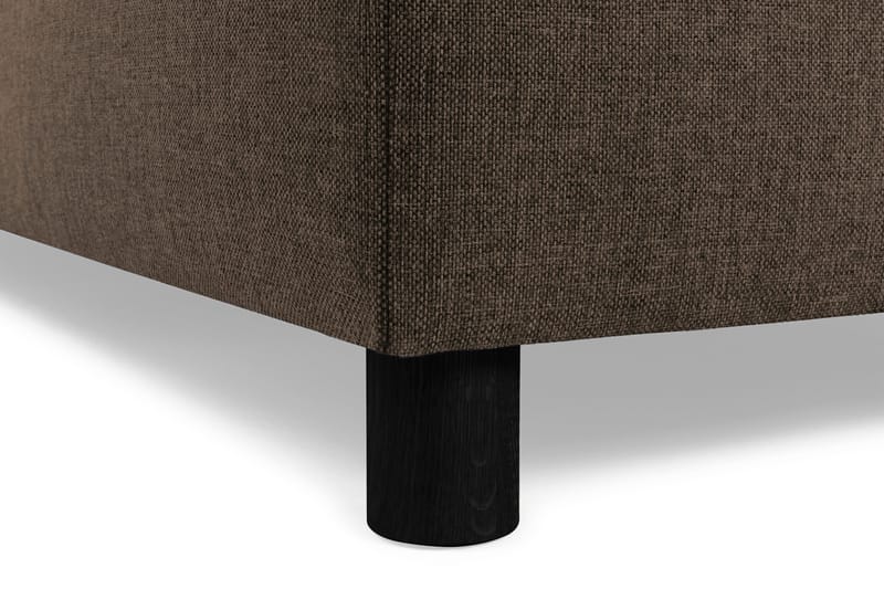 Crazy 5-sits Vänstervänd U-formad Soffa med Divan och Schäslong i Tyg - Brun - Products - Möbler - Soffa - U-soffa