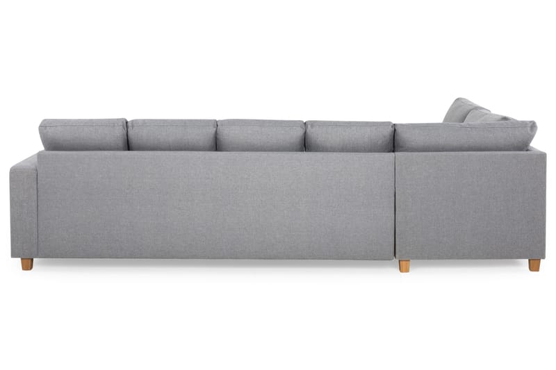 Crazy 5-sits Vänstervänd U-formad Soffa med Divan och Schäslong i Tyg - Grå - Products - Möbler - Soffa - U-soffa