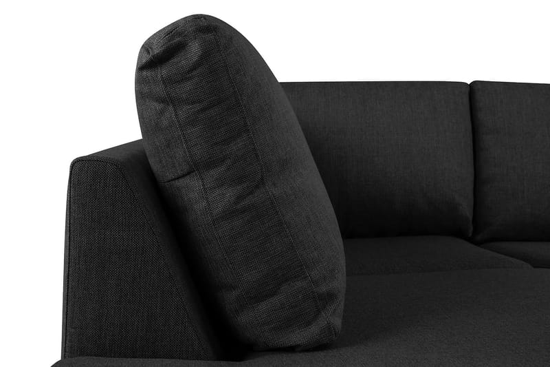 Crazy 5-sits Vänstervänd U-formad X-Large Soffa med Divan och Schäslong i Tyg - Antracit - Products - Möbler - Soffa - U-soffa