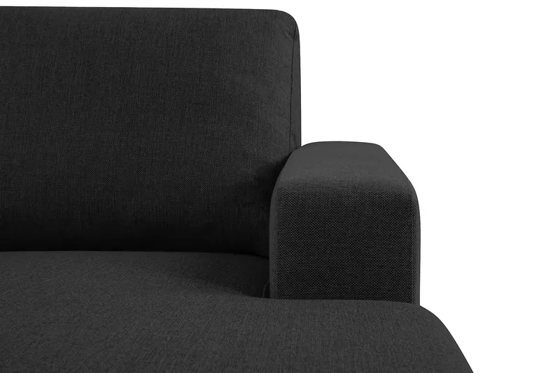 Crazy 5-sits Vänstervänd U-formad X-Large Soffa med Divan och Schäslong i Tyg - Antracit - Products - Möbler - Soffa - U-soffa