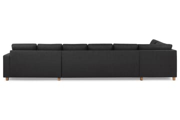 Crazy 6-sits Vänstervänd U-formad XX-Large Soffa med Divan och Schäslong i Tyg - Antracit - Products - Möbler - Soffa - U-soffa