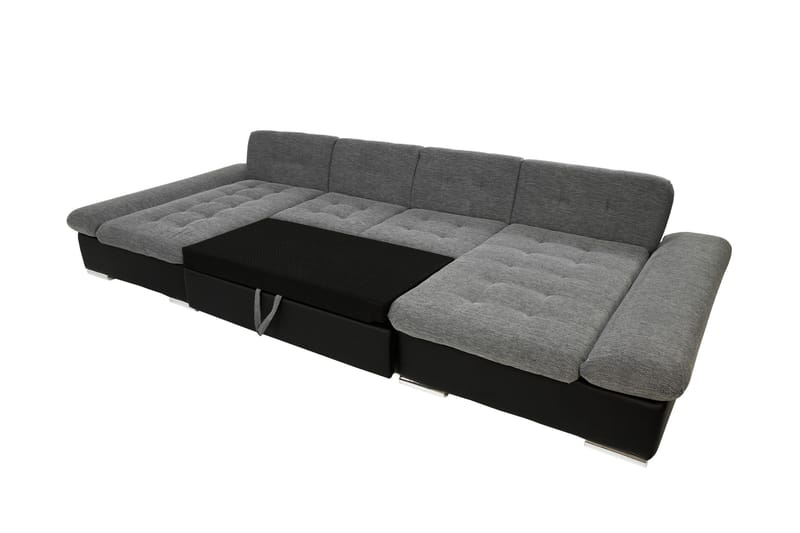 Dewitt Soffa Dubbeldivan 4-sits - Brun - Products - Möbler - Soffa - U-soffa