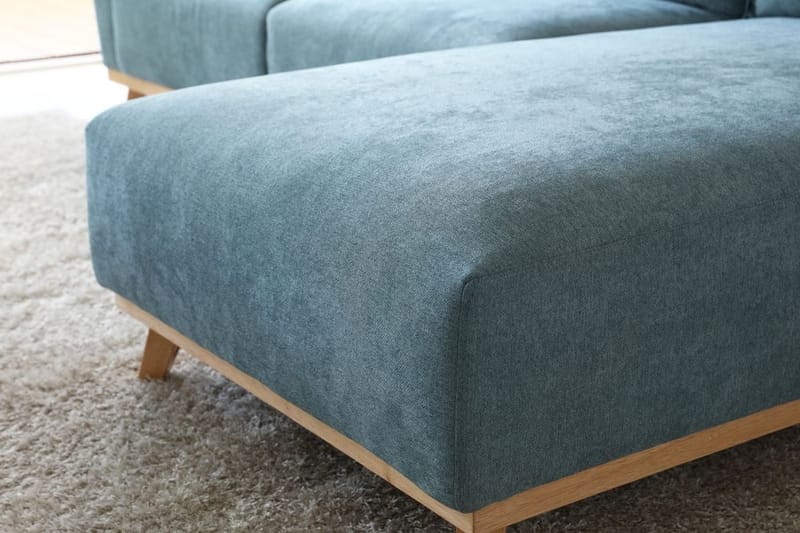 Divansoffa 267 cm lång - Classic - ljusblå - Products - Möbler - Soffa - Divansoffa & schäslongsoffa