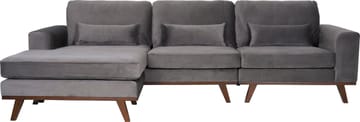 Divansoffa i grått sammet - Copenhagen - Mörkgrå - Products - Möbler - Soffa - Sammetssoffa