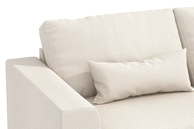 Copenhagen 4-sits Högervänd L-formad Divansoffa i Tyg - Beige - Products - Möbler - Soffa - Divansoffa & schäslongsoffa - 4 sits soffa med divan