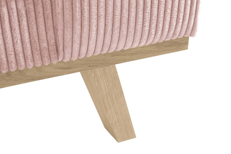 Copenhagen 4-sits Högervänd L-formad Schäslongsoffa i Manchester - Rosa - Products - Möbler - Soffa - Divansoffa & schäslongsoffa - 4 sits soffa med divan