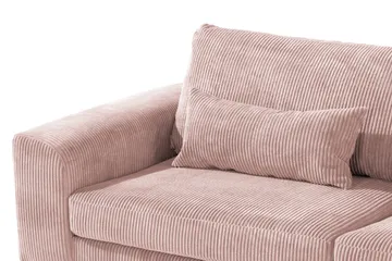 Copenhagen 4-sits Högervänd L-formad Schäslongsoffa i Manchester - Rosa - Products - Möbler - Soffa - Divansoffa & schäslongsoffa - 4 sits soffa med divan