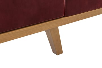 Copenhagen 4-sits Högervänd L-formad Schäslongsoffa i Sammet - Lila - Products - Möbler - Soffa - Divansoffa & schäslongsoffa - 4 sits soffa med divan