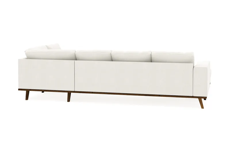 Copenhagen Compact 4-sits Högervänd U-formad Large Soffa med Divan och Schäslong i Tyg - Ljusgrå - Products - Möbler - Soffa - Divansoffa & schäslongsoffa - 4 sits soffa med divan