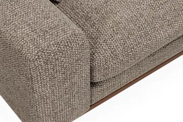 Copenhagen Premium 4-sits Högervänd L-formad Djup Schäslongsoffa i Chenille - Brun - Products - Möbler - Soffa - Divansoffa & schäslongsoffa - 4 sits soffa med divan