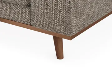 Copenhagen Premium 4-sits Vänstervänd L-formad Djup Divansoffa i Chenille - Brun - Products - Möbler - Soffa - Divansoffa & schäslongsoffa - 4 sits soffa med divan