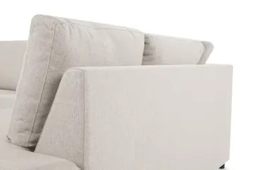 Crazy 3-sits Högervänd L-formad Schäslongsoffa i Tyg - Beige - Products - Möbler - Soffa - Divansoffa & schäslongsoffa - 2 sits soffa med divan