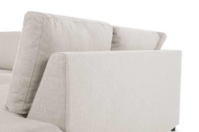 Crazy 3-sits Högervänd L-formad Schäslongsoffa i Tyg - Beige - Products - Möbler - Soffa - Divansoffa & schäslongsoffa - 2 sits soffa med divan