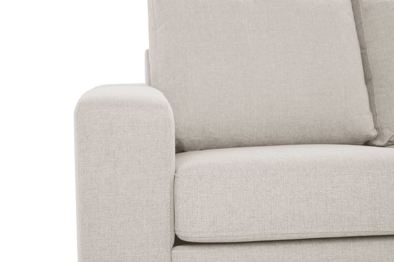 Crazy 3-sits Högervänd L-formad Schäslongsoffa i Tyg - Beige - Products - Möbler - Soffa - Divansoffa & schäslongsoffa - 2 sits soffa med divan