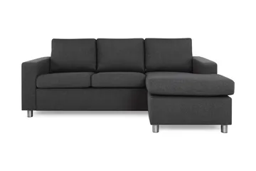 Crazy 3-sits Vändbar L-formad Divansoffa i Tyg