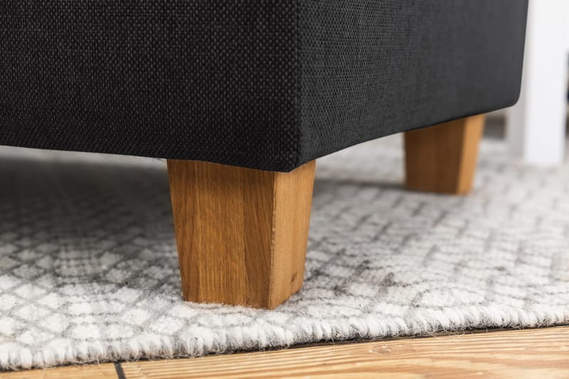 Crazy 3-sits Vändbar L-formad Divansoffa i Tyg - Antracit - Products - Möbler - Soffa - Divansoffa & schäslongsoffa - 3 sits soffa med divan