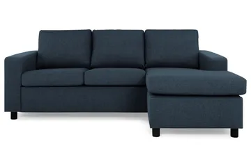 Crazy 3-sits Vändbar L-formad Divansoffa i Tyg
