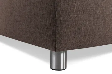 Crazy 3-sits Vändbar L-formad Divansoffa i Tyg - Brun - Products - Möbler - Soffa - Divansoffa & schäslongsoffa - 3 sits soffa med divan