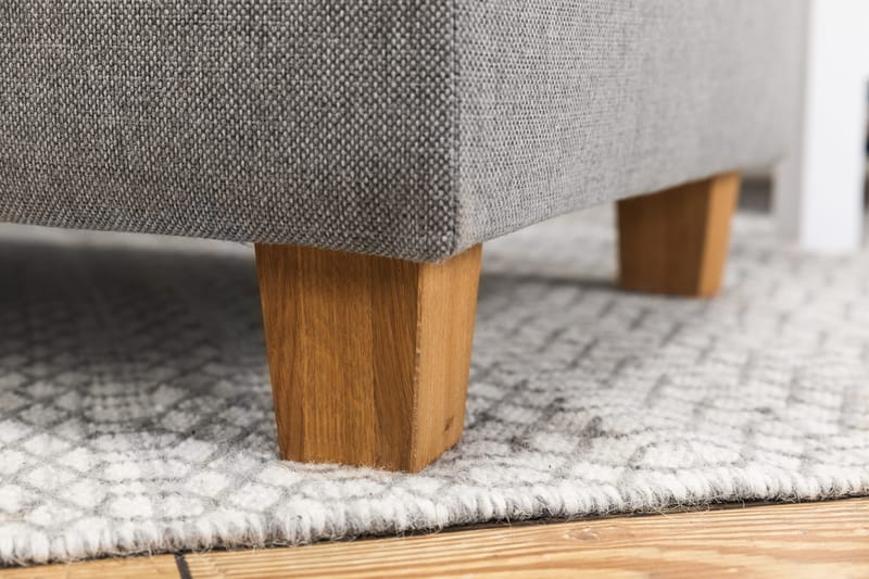 Crazy 3-sits Vändbar L-formad Divansoffa i Tyg - Grå - Products - Möbler - Soffa - Divansoffa & schäslongsoffa - 3 sits soffa med divan