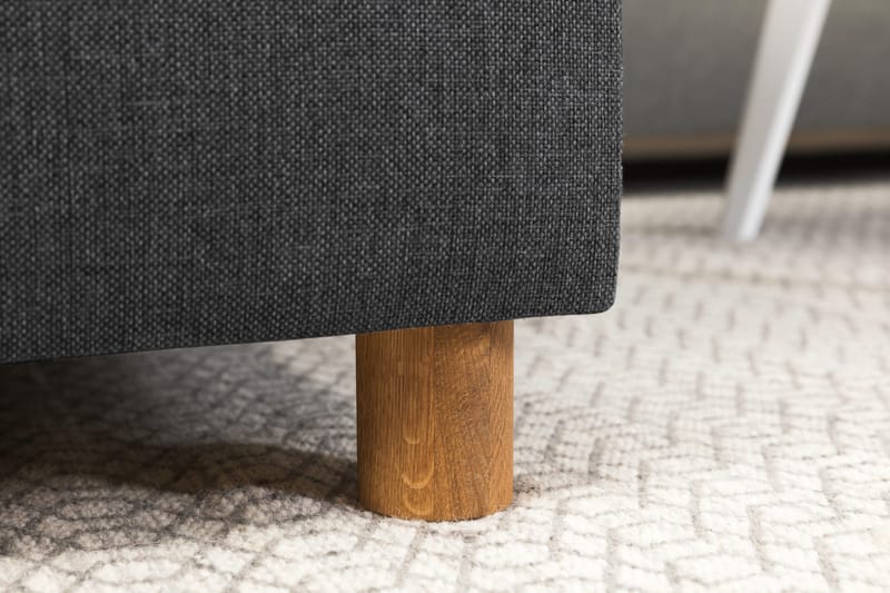 Crazy 4-sits Högervänd L-formad Schäslongsoffa i Tyg - Mörkgrå - Products - Möbler - Soffa - Divansoffa & schäslongsoffa - 3 sits soffa med divan
