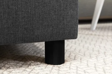 Crazy 4-sits Högervänd U-formad Large Soffa med Divan och Schäslong i Tyg - Mörkgrå - Products - Möbler - Soffa - Divansoffa & schäslongsoffa - 4 sits soffa med divan