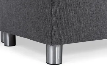 Crazy 4-sits Högervänd U-formad Small Soffa med Divan och Schäslong i Tyg - Mörkgrå - Products - Möbler - Soffa - Divansoffa & schäslongsoffa - 3 sits soffa med divan